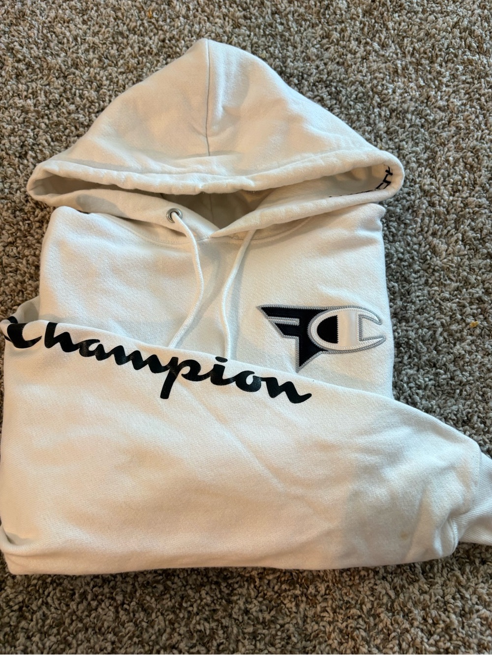 FaZe Clan x Champion "Ghost" Reverse Weave Pullover Hoodie
